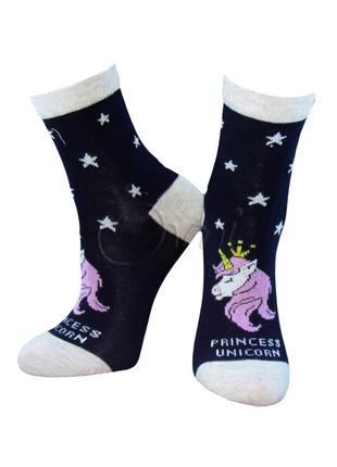 Носки легкая походка princess unicorn 18-20(5-7 лет)