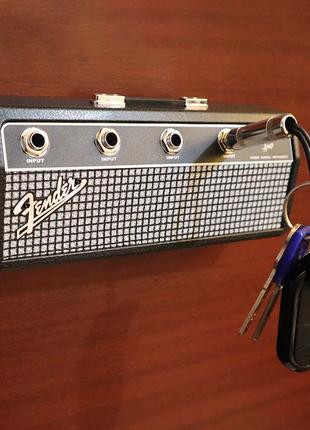 Ключница Fender с брелками Винтажный держатель для 4-х ключей ...