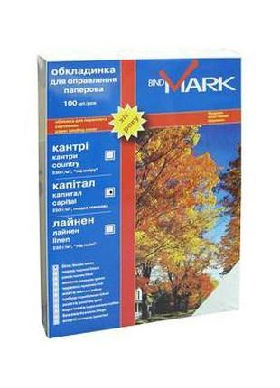 Обложка для переплета bindMARK карт. Кантри А4 230г/м2 (100 шт...