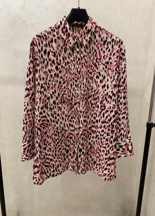 Леопардова сорочка блуза блузка peacocks