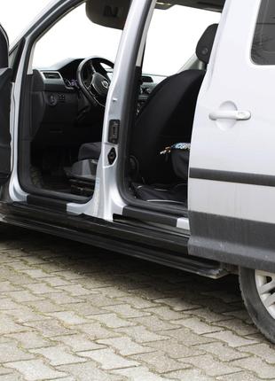 Накладки на дверные пороги EuroCap (2 шт, ABS) для Volkswagen ...