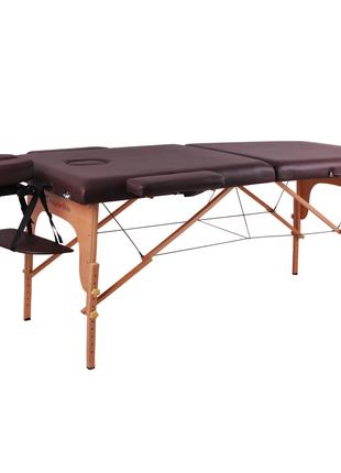 Масажний стіл inSPORTline Taisage 2-Piece Wooden - коричневий