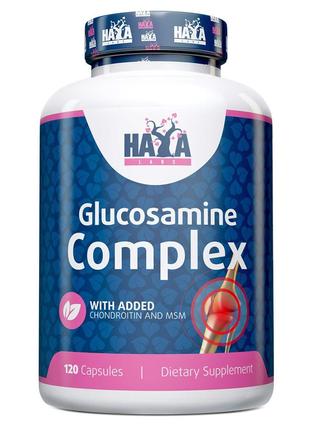 Глюкозамин и хондроитин с комплексом МСМ Haya Labs Glucosamine...
