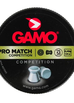 Пули GAMO Pro-Match 250 шт. кал. 4.5 мм, 0.50 гр.