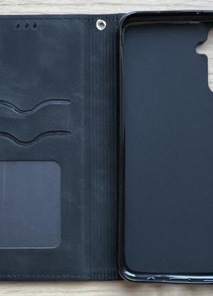 Чехол - книжка (флип чехол) для Samsung Galaxy M14 чёрный, мат...