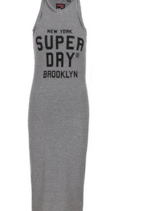 Шикарное облегающее платье superdry new york brooklyn made in ...