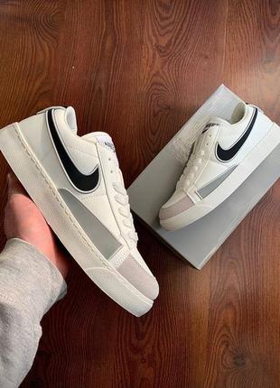 Кроссовки мужские nike blazer white &amp; black