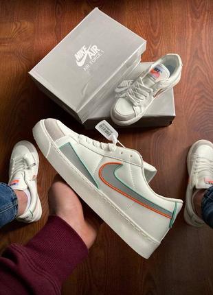 Кроссовки мужские nike blazer white &amp; gray