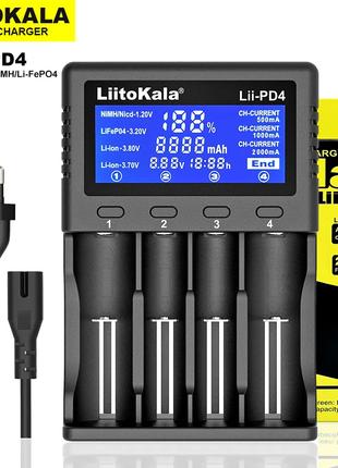 LiitoKala Lii-PD4 розумний зарядний пристрій