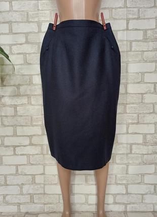 Новая мега теплая юбка миди карандаш со 100 % шерсти в темно с...