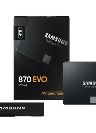 Samsung 870 EVO 4 TB (MZ-77E4T0B/EU) SSD-накопитель НОВЫЙ!!!
