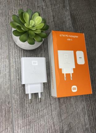 Блок питания для Xiaomi Mi Power Adapter 67Вт USB-C для быстро...