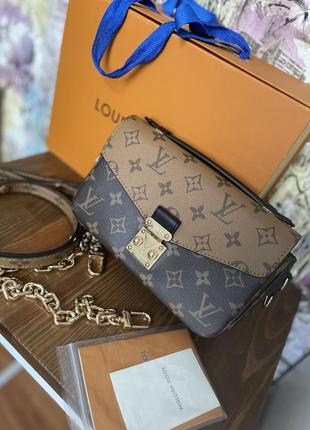 Сумка клатч в стиле louis vuitton east west