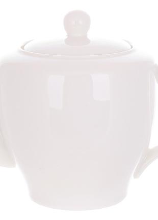 Чайник фарфоровый Belle 1000мл, цвет - белый