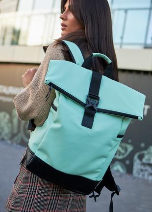Жіночий міський рюкзак ролтоп для ноутбука Rolltop для подорож...