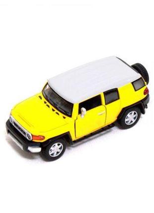 Машинка kinsmart "toyota fj cruiser" (желтая)