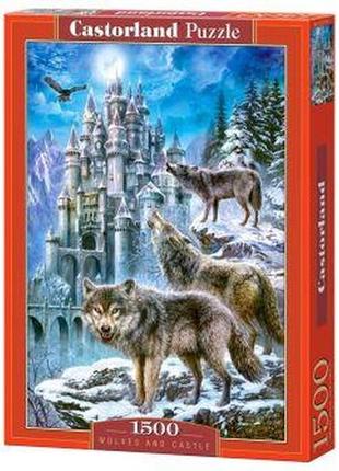 Пазлы "волки и замок", 1500 эл