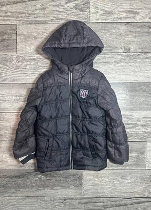 Куртка lupilu: темно-серая, 116 см, 5-6 лет, капюшон, светоотр...
