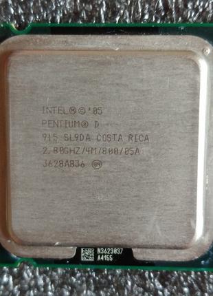 Процессор Intel Pentium D 915 2.80GHz/4M/800 s775, tray