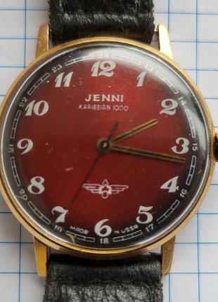 Часы Луч Jenni, позолота Au10. 2209. На ходу.
