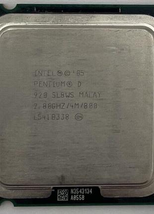 Процессор Intel Pentium D 920 2.80GHz/4M/800 s775, tray