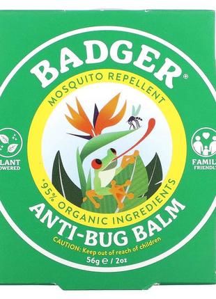 Badger Company, Бальзам с защитой от насекомых с цитронеллой и...