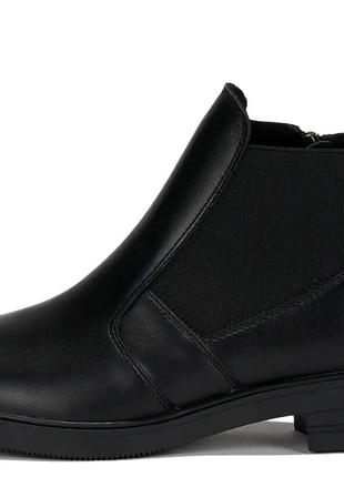 Ботинки женские демисезонные кожаные ORTEGA - Черные р. 37