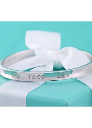 Серебряный браслет bow tiffany co