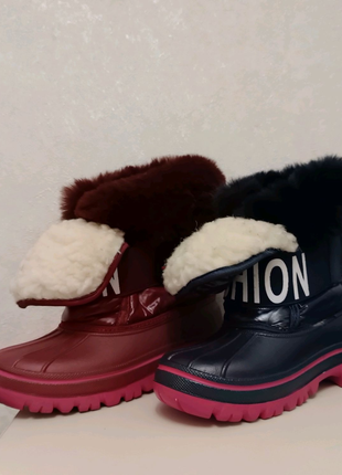 Теплые зимние сапожки ботинки черевики