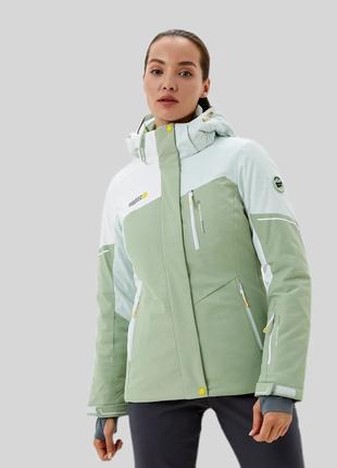 Куртка горнолыжная женская High Experience светло-зеленого цвета