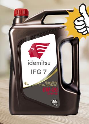 Моторное масло Idemitsu IFG7 0W20 SP/GF-6A 4л