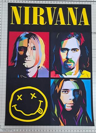 Постер Nirvana Нирвана А3