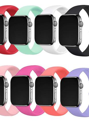 Силиконовый ремешок для Apple watch 38mm 40mm размер S/M & M/L...