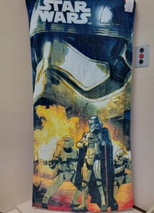 Полотенце детское пляжное 3Д хлопковое Звездные войны