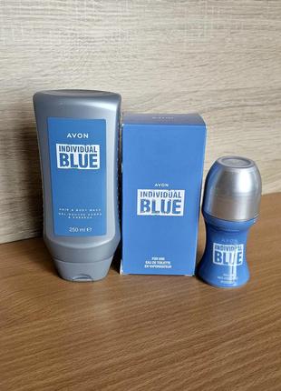 Набор мужской individual blue avon эйвон