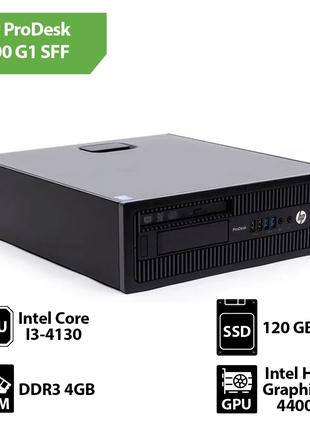 Системный блок HP ProDesk 600 G1 SFF (Core I3-4130 / 4Gb / SSD...