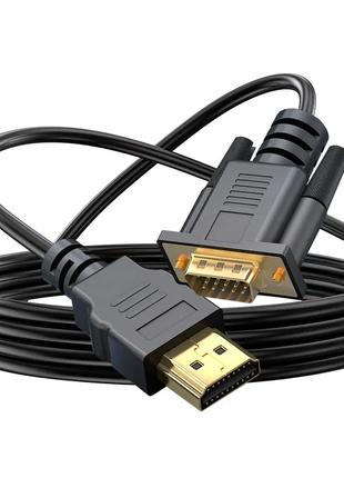 Кабель конвертер HDMI to VGA 1080P 60 Гц HDMI кабель для VGA H...