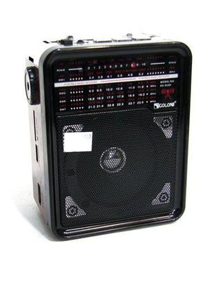 Радиоприемник Golon RX-9100 USB/SD MP3 плеер с фонарем, GP, хо...