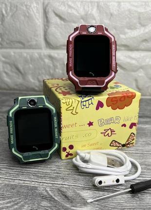 Детские часы Smart Baby Watch Z6 с GPS, магнитная зарядка, SIM...