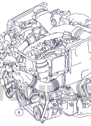 Двигун V6 OM642 D30 (280т пробіг) Q0000000001 9999776 Mercedes