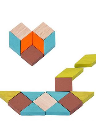 Деревянная развивающая игра box мозаика 5125