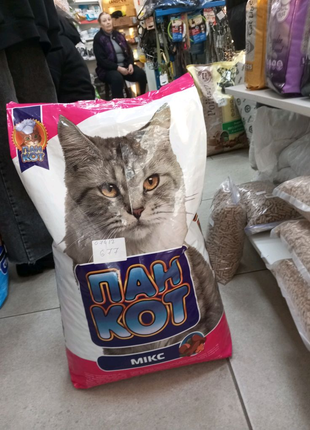 Пан Кот "МІКС" корм для котів 10кг