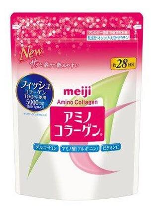 Японский амино коллаген с глюкозамином MEIJI Amino Collagen