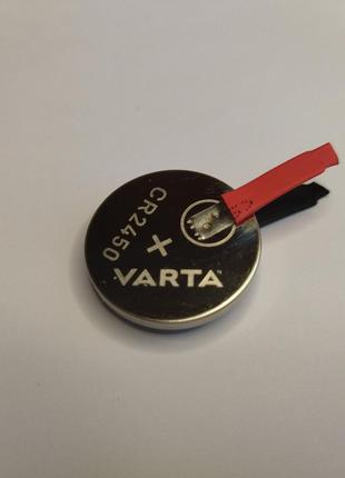 Батарейка літієва VARTA Lithium CR2450 3V, з пелюстками під па...