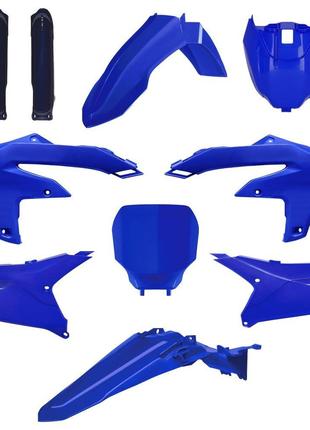 Пластик Polisport MX kit - Yamaha (23-) (Blue/Black), Yamaha