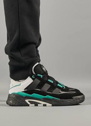 Чоловічі кросівки adidas originals niteball black green