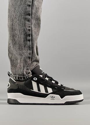 Мужские кроссовки adidas originals adi2000 black white