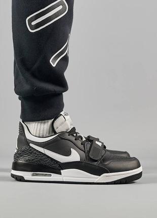 Мужские кроссовки nike air jordan legacy 312 low m black white