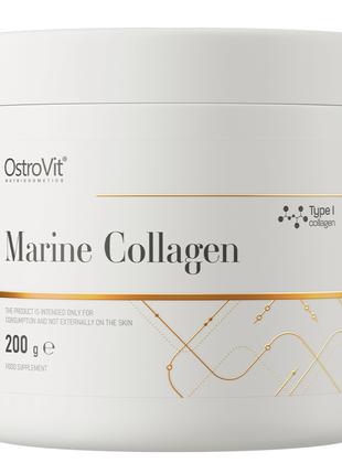 Препарат для суставов и связок OstroVit Marine Collagen, 200 г...
