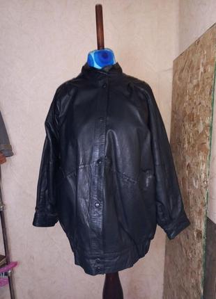 Женская модная кожаная куртка 90-х годов,

винтажная кожаная к...